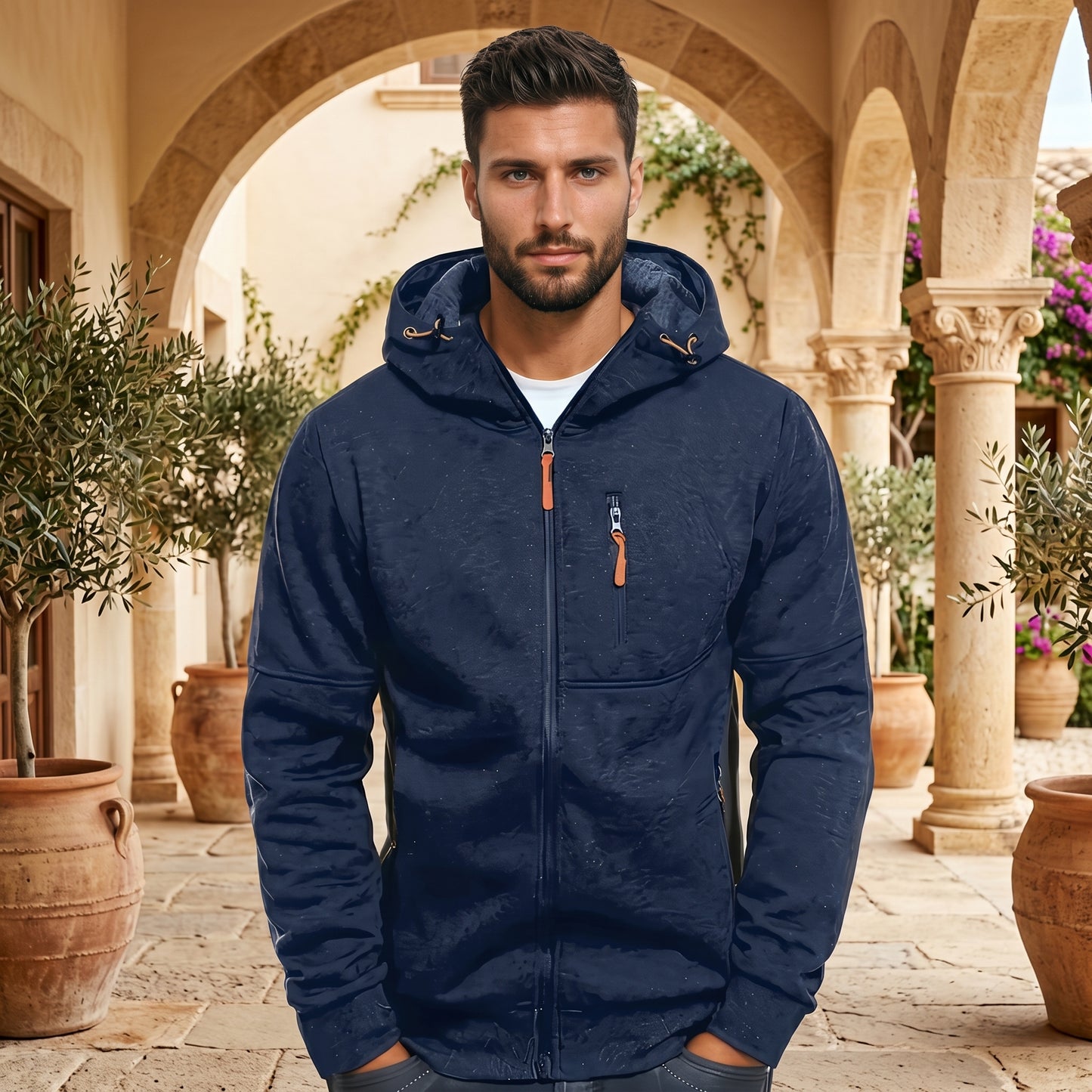 COZYTREK – Full-Zip Hoodie for Everyday Comfort and Active Wear