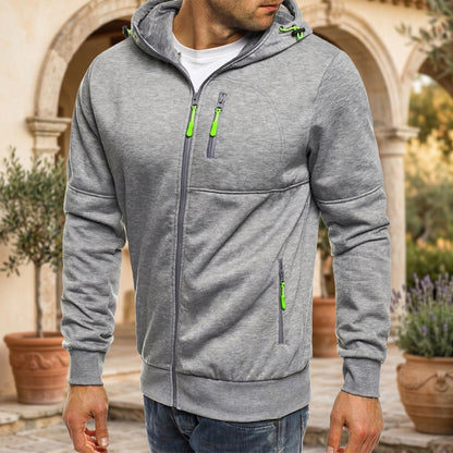 COZYTREK – Full-Zip Hoodie for Everyday Comfort and Active Wear
