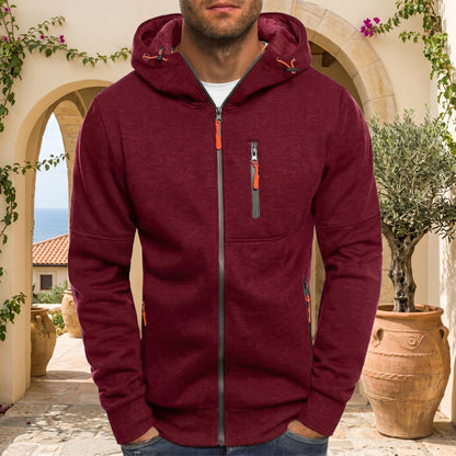 COZYTREK – Full-Zip Hoodie for Everyday Comfort and Active Wear