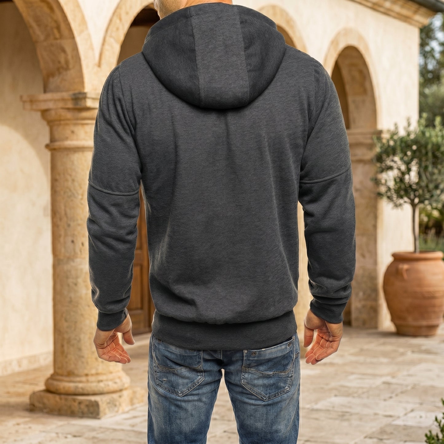 COZYTREK – Full-Zip Hoodie for Everyday Comfort and Active Wear