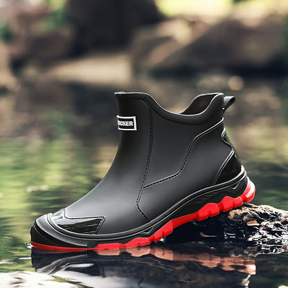 MUDSTEP - Durable PVC Ankle Boots for Wet Terrain & Slip Resistance 2