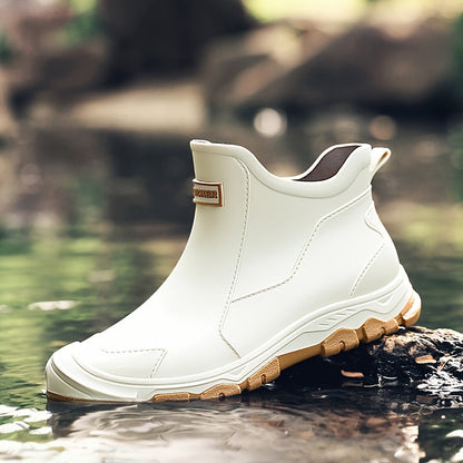 MUDSTEP - Durable PVC Ankle Boots for Wet Terrain & Slip Resistance 5