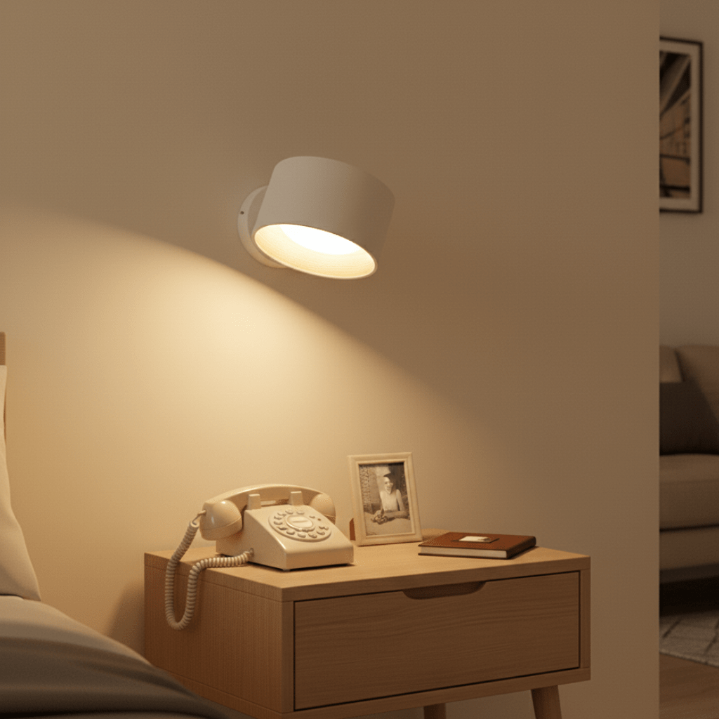 NORDILUX – Wireless Nordic wall lamp with remote control