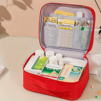 MediGuard - XL Portable First Aid Organizer with Multi-Compartment Design 1