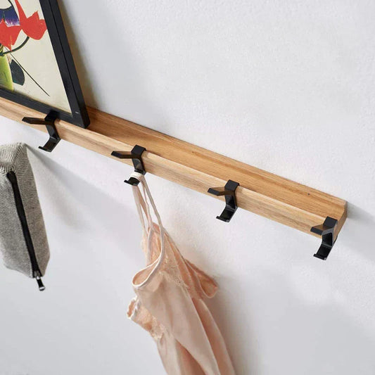 HOOKNEST – Wall Coat Rack with Adjustable Double Hooks