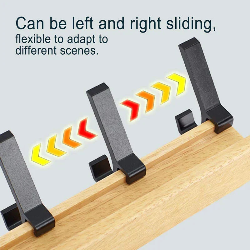 HOOKNEST – Wall Coat Rack with Adjustable Double Hooks