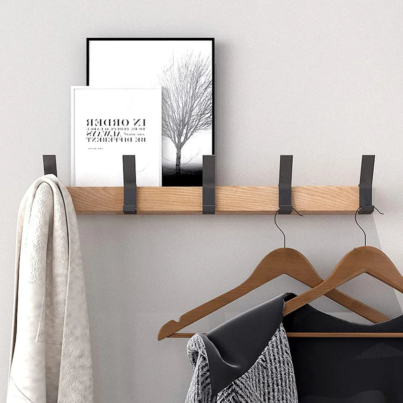 HOOKNEST – Wall Coat Rack with Adjustable Double Hooks