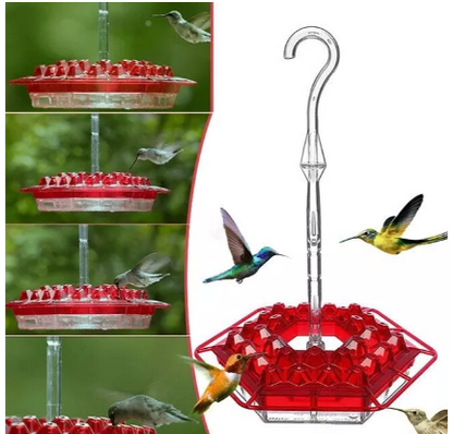 NectarHaven - Ant-Proof Hummingbird Feeder with 30 Flower-Inspired Ports 4