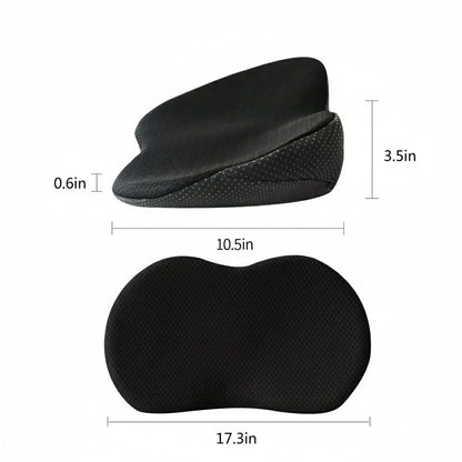 NervoLift - Ergonomic Memory Foam Car Seat Cushion for Sciatica Relief 5