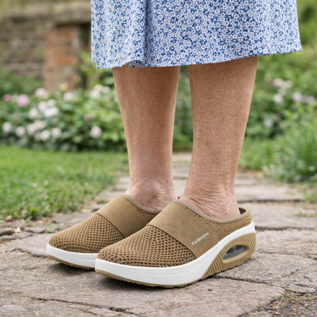 HOMEEASE – Orthopedic Slip-On Slippers for Everyday Comfort and Support