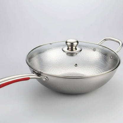 WOKCRAFT – Premium Curved Titanium Wok for Induction Cooking