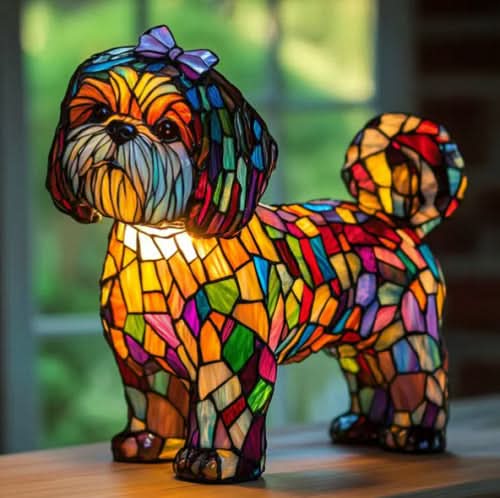 PUPGLOW - Artistic Dog Breed LED Night Lamp for Cozy Home Ambiance 15