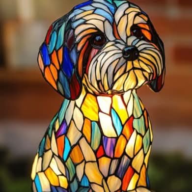 PUPGLOW - Artistic Dog Breed LED Night Lamp for Cozy Home Ambiance 22