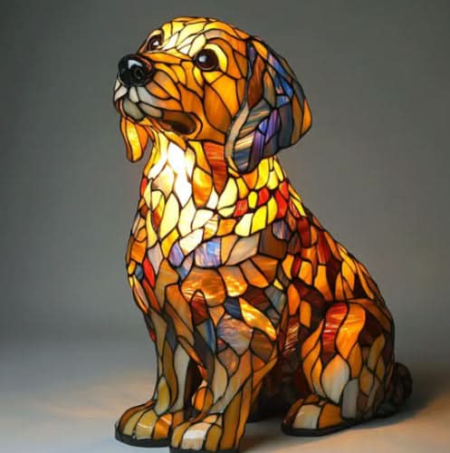 PUPGLOW - Artistic Dog Breed LED Night Lamp for Cozy Home Ambiance 24