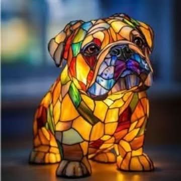 PUPGLOW - Artistic Dog Breed LED Night Lamp for Cozy Home Ambiance 25