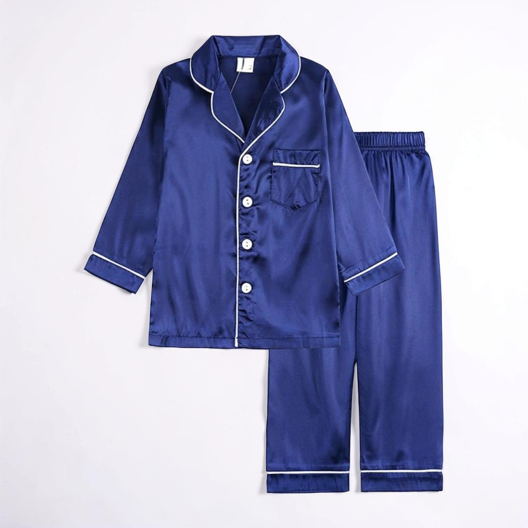 DREAMBUTTON – Kids Pajama Set with Button Front Design
