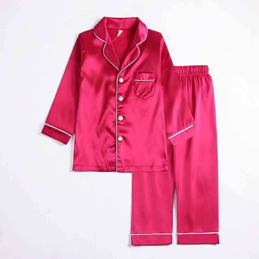 DREAMBUTTON – Kids Pajama Set with Button Front Design