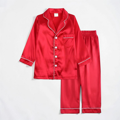 DREAMBUTTON – Kids Pajama Set with Button Front Design