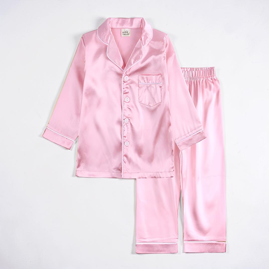DREAMBUTTON – Kids Pajama Set with Button Front Design