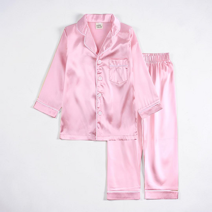 DREAMBUTTON – Kids Pajama Set with Button Front Design