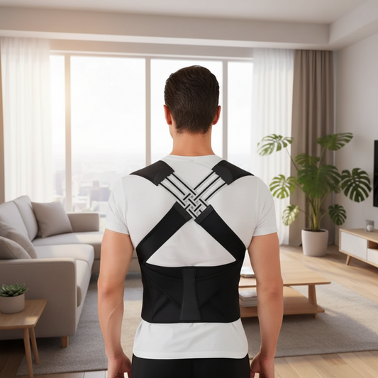 BACKGUARD – Adjustable Back Brace for Daily Posture Support and Comfort