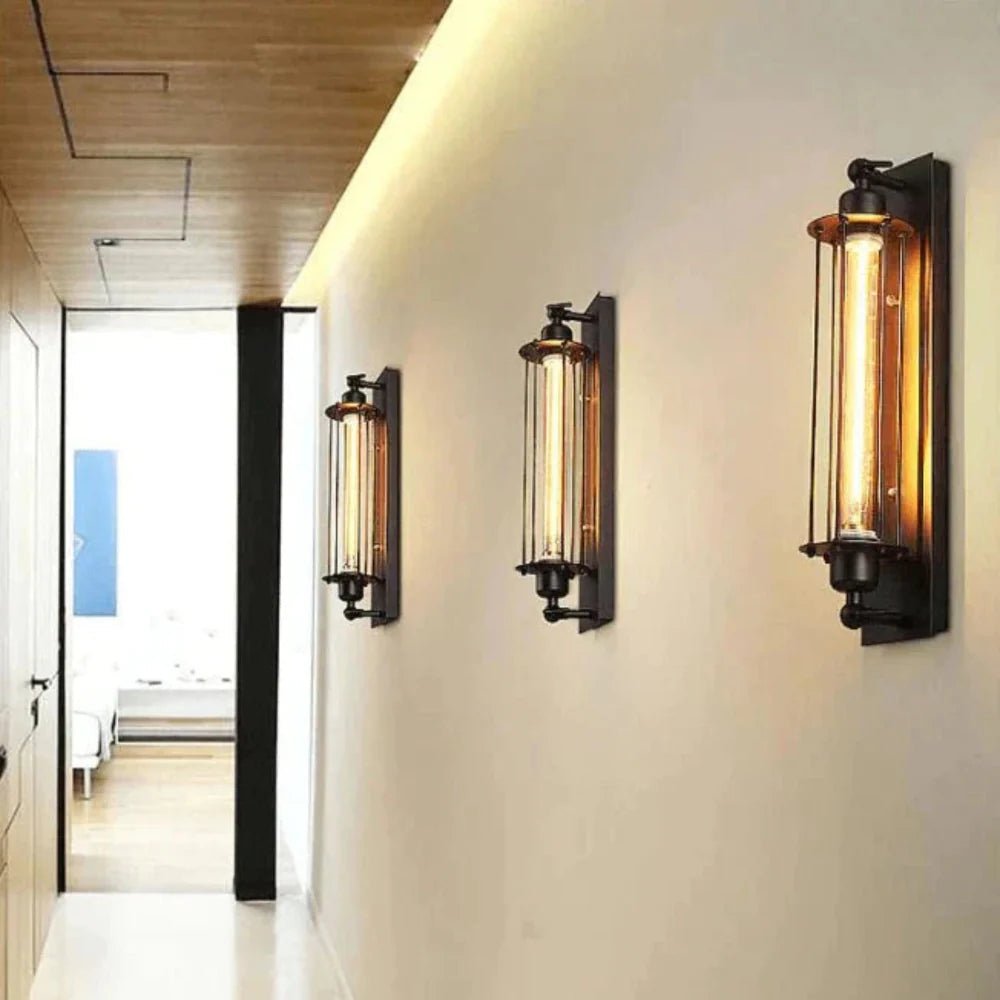 Regalight - Vintage LED Wall Light with Warm Glow & Classic Metal Design 4