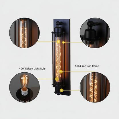 Regalight - Vintage LED Wall Light with Warm Glow & Classic Metal Design 7