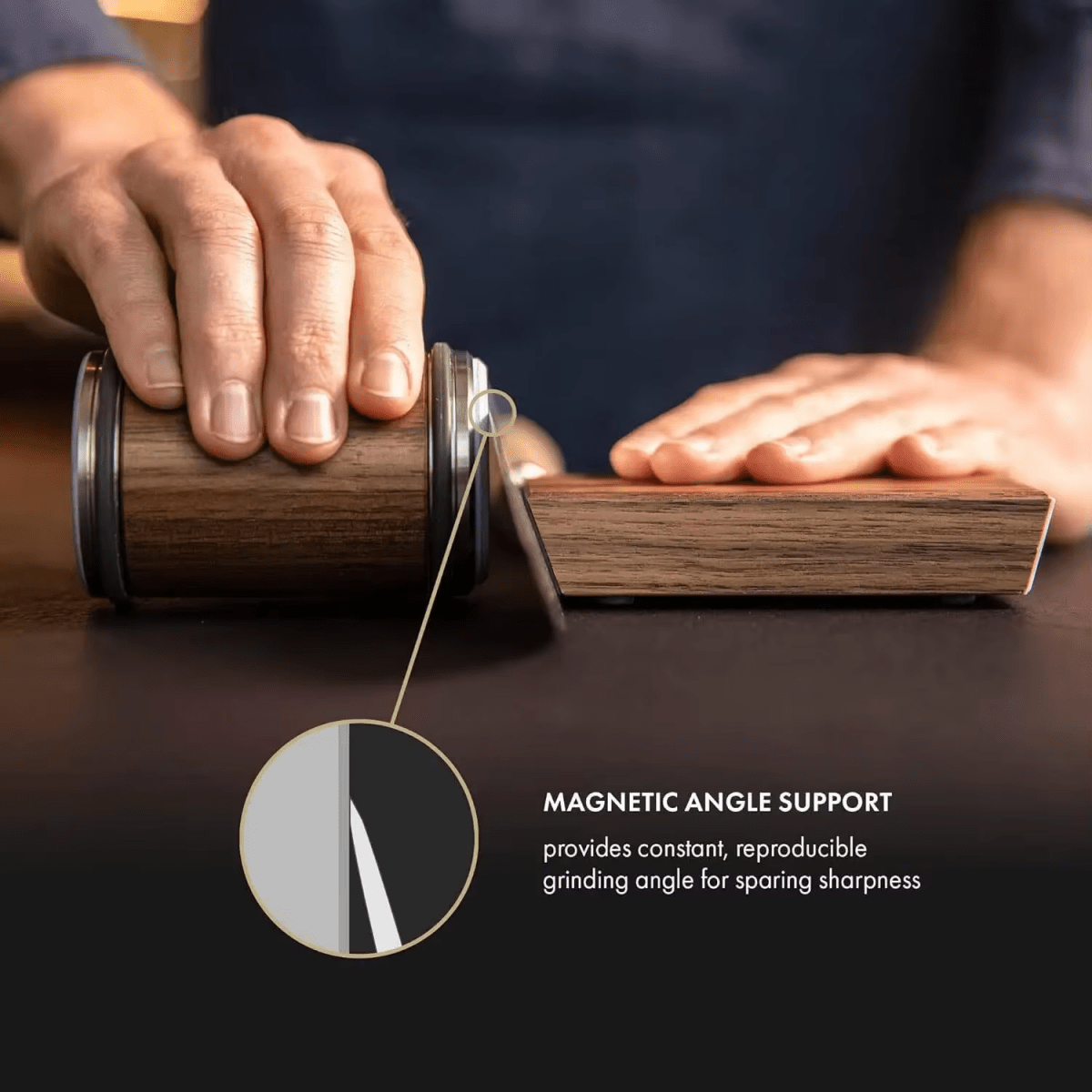 BLADECRAFT – Professional Rolling Knife Sharpener with Diamond Wheel
