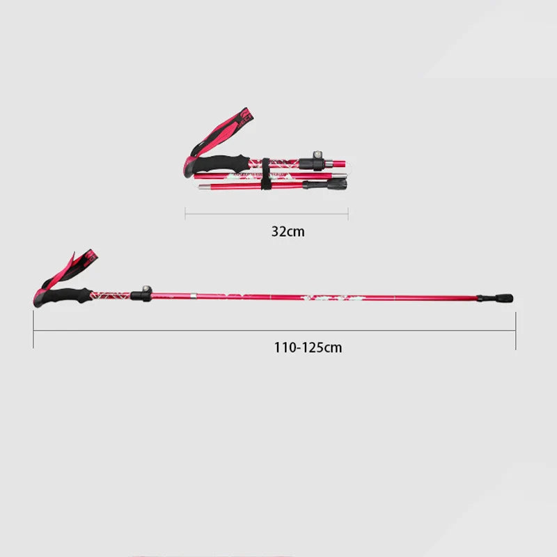 PEAKTREK – Ultralight Folding Trekking Poles for Hike and Hiking Adventures