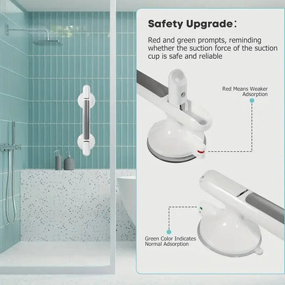 STABILINOVA – No Drill Grab Bar with Powerful Suction and Secure Hold