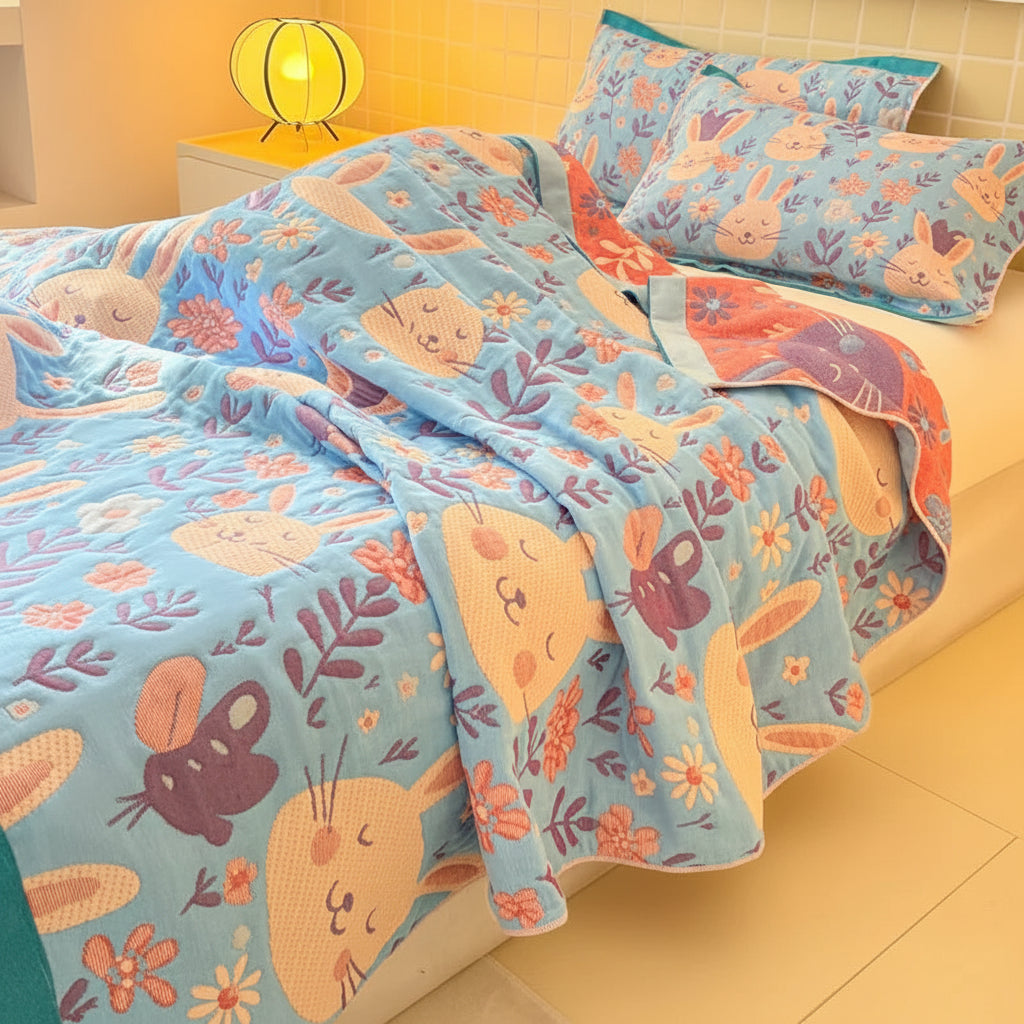 BLOSSOMBREEZE – Lightweight Blanket for Comfortable Warm Weather Use