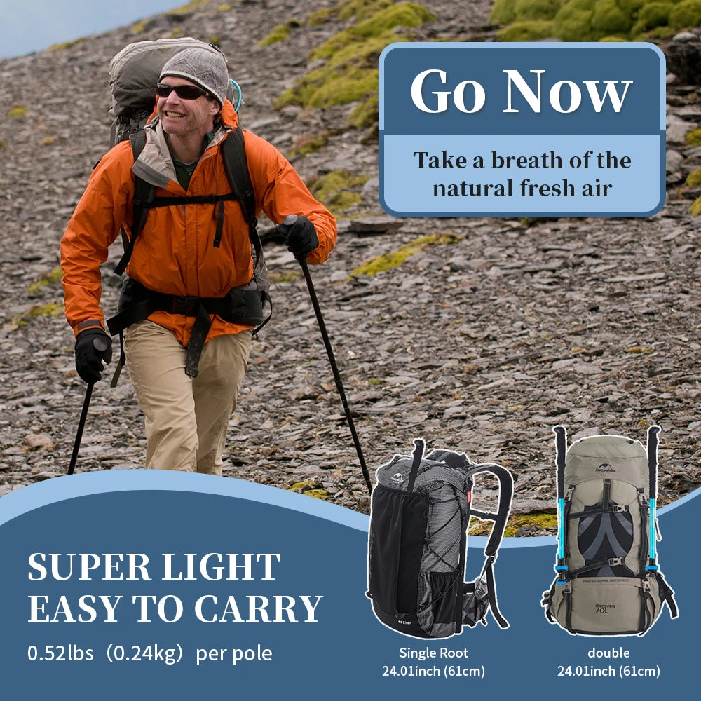 MOUNTRAIL – Adjustable Trekking Poles for Hiking and Outdoor Exploration