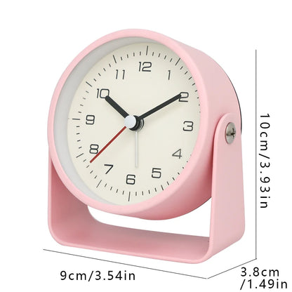 MINIQT – Creative Minimalist Metal Quartz Desk Alarm Clock