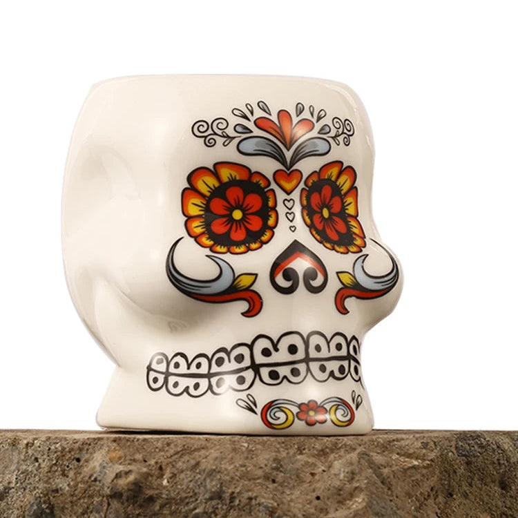 SKULLTIKI – Cocktail Glass – Artistic Ceramic Wine & Cocktail Cup