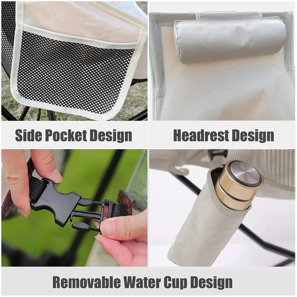 RELAXTREK – Folding Camping Chair for Comfortable Outdoor Hike Seating