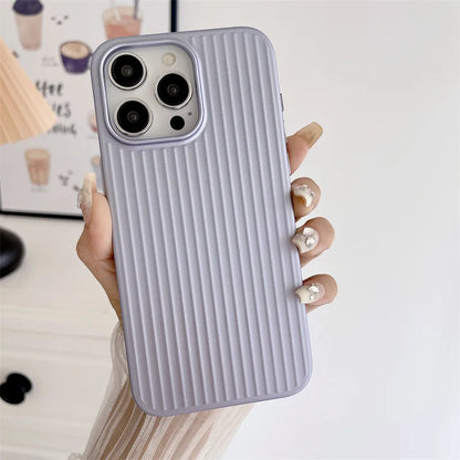 TITANGRID – Corrugated Shockproof Phone Case with Titanium Finish