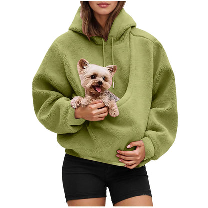 PAWHUG – Cat Lovers Hoodie with Kangaroo Pet Carrier Pocket