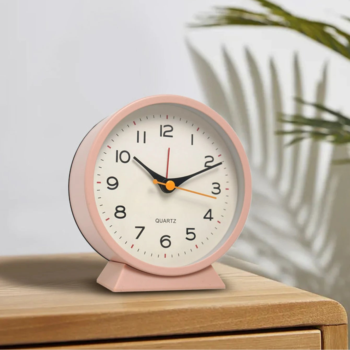 METALNOD – Minimalist Metal Desk Alarm Clock with Silent Movement