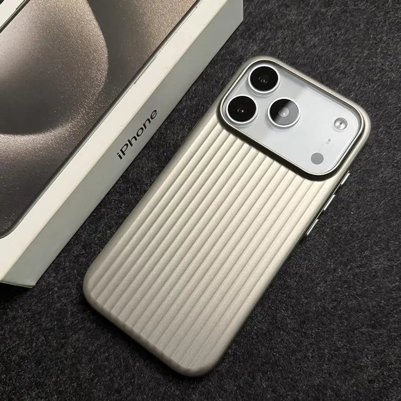 TITANEDGE – Titanium Style Magnetic Case with Anti-Fingerprint Protection