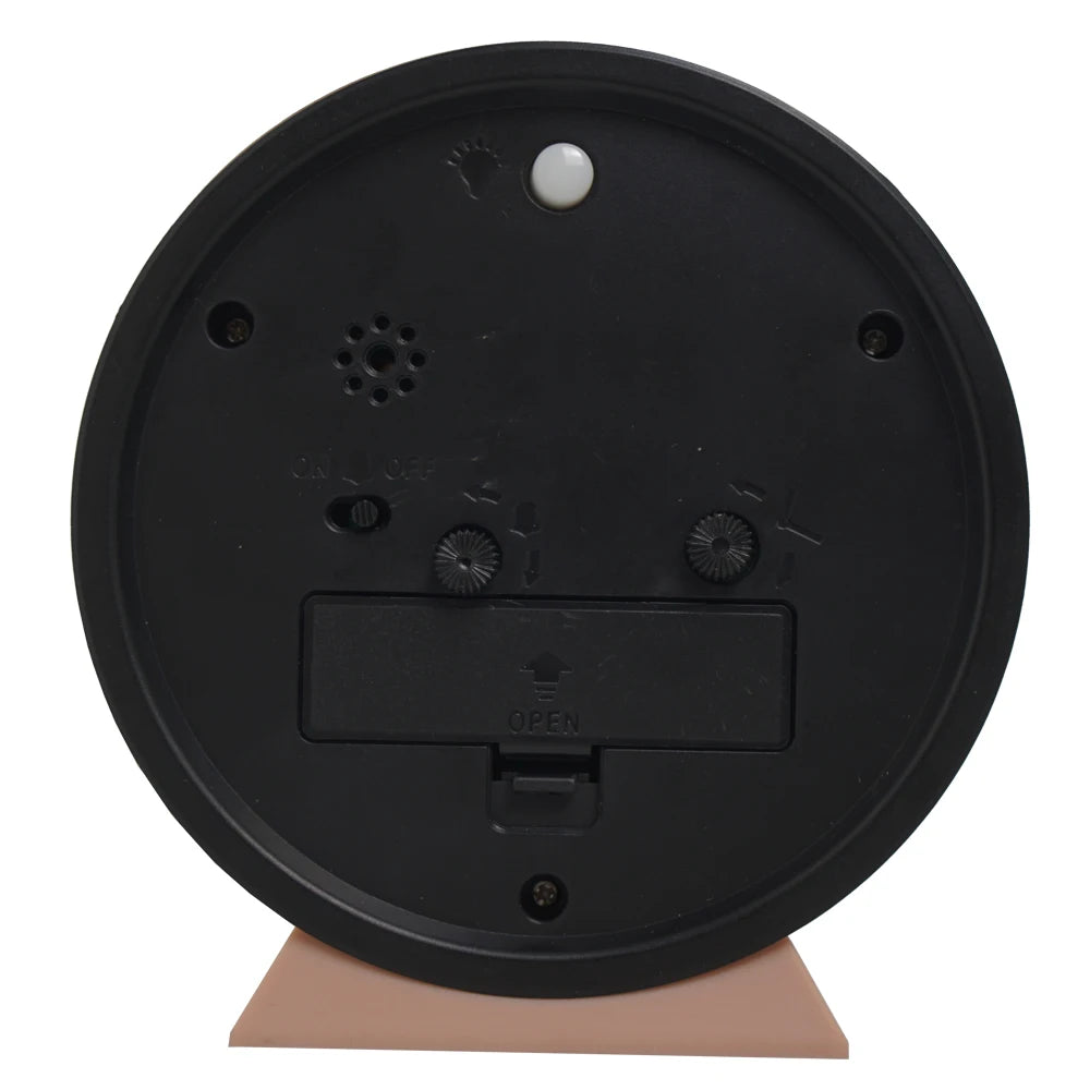 METALNOD – Minimalist Metal Desk Alarm Clock with Silent Movement