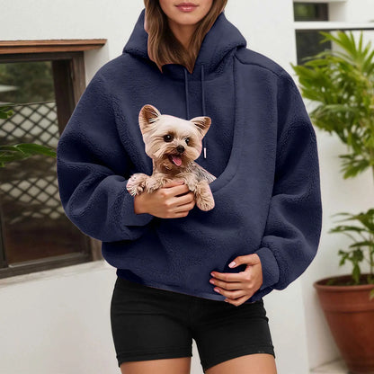 PAWHUG – Cat Lovers Hoodie with Kangaroo Pet Carrier Pocket