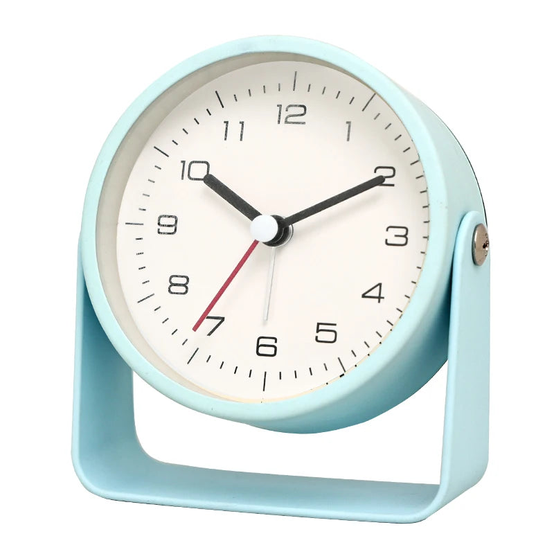 MINIQT – Creative Minimalist Metal Quartz Desk Alarm Clock