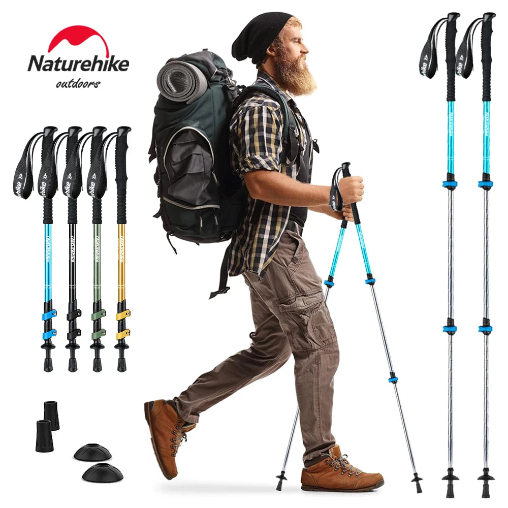 MOUNTRAIL – Adjustable Trekking Poles for Hiking and Outdoor Exploration