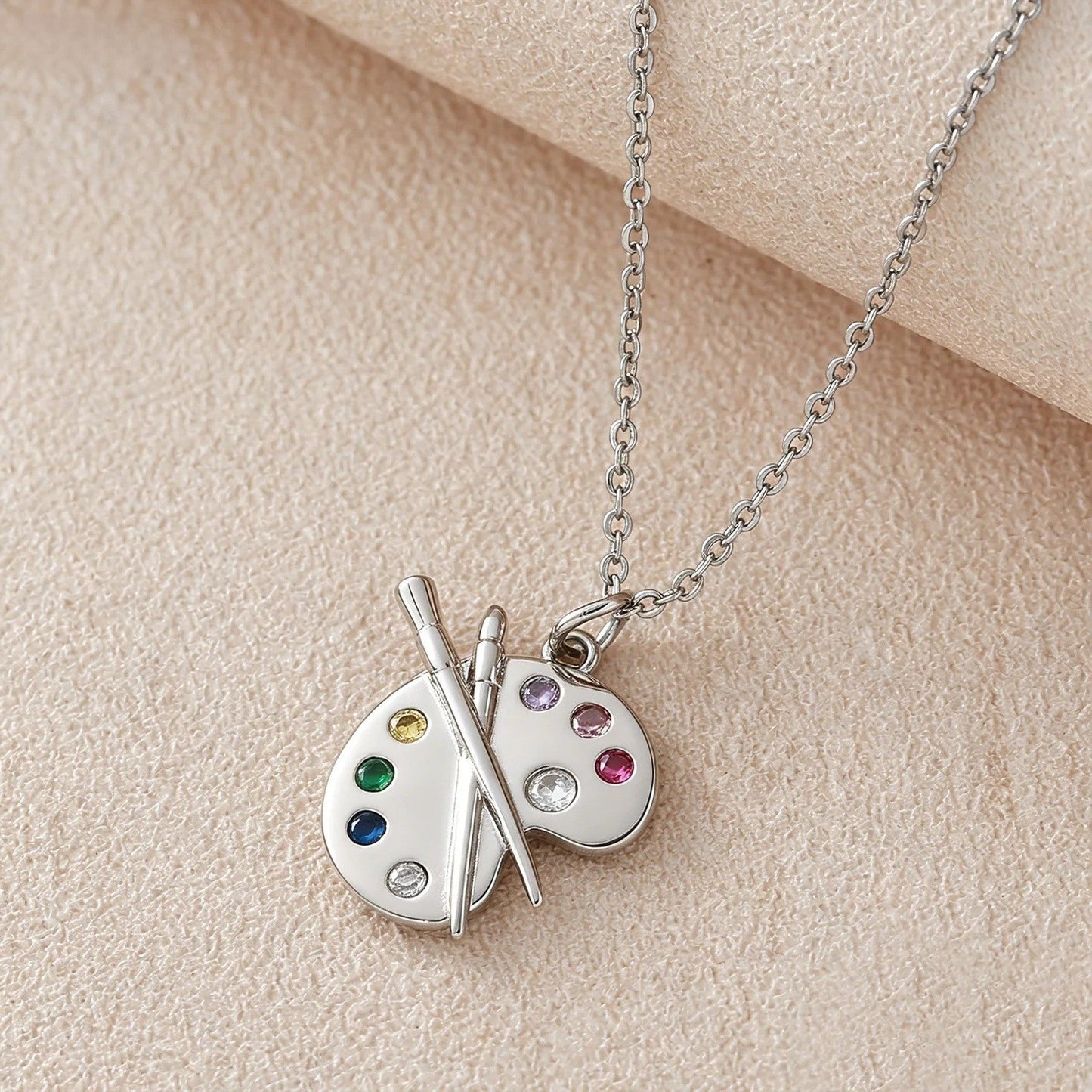 ARTELUNA – Gemstone Pendant Necklace for Creative Everyday Elegance