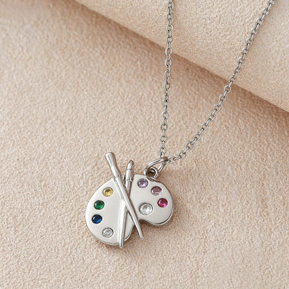 ARTELUNA – Gemstone Pendant Necklace for Creative Everyday Elegance