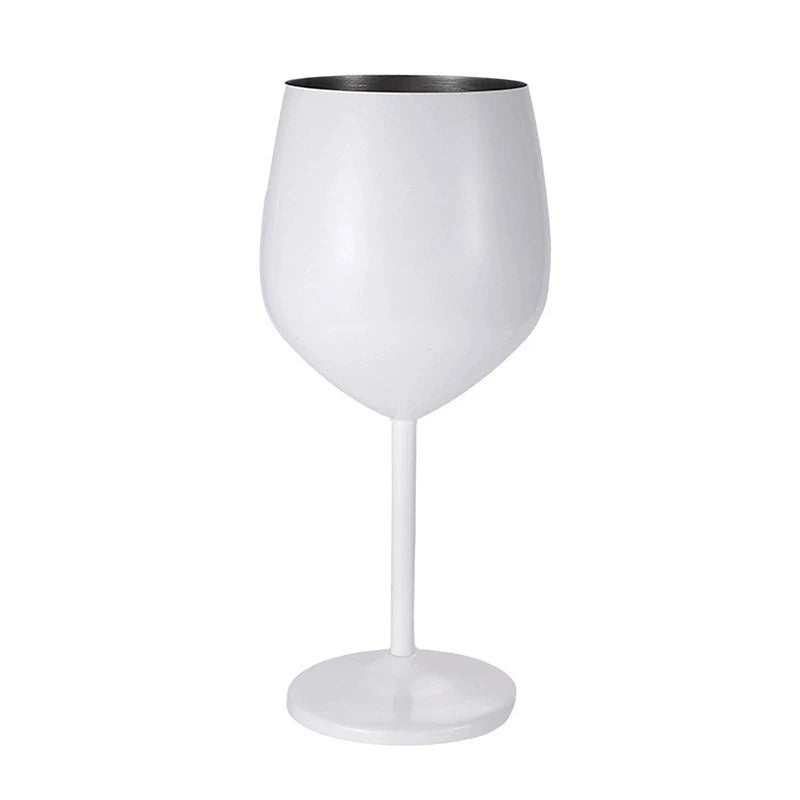 METALTOAST – Champagne Glass – Tall Steel Wine & Cocktail Goblet