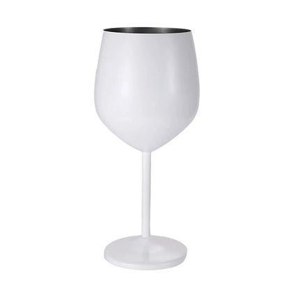 METALTOAST – Champagne Glass – Tall Steel Wine & Cocktail Goblet