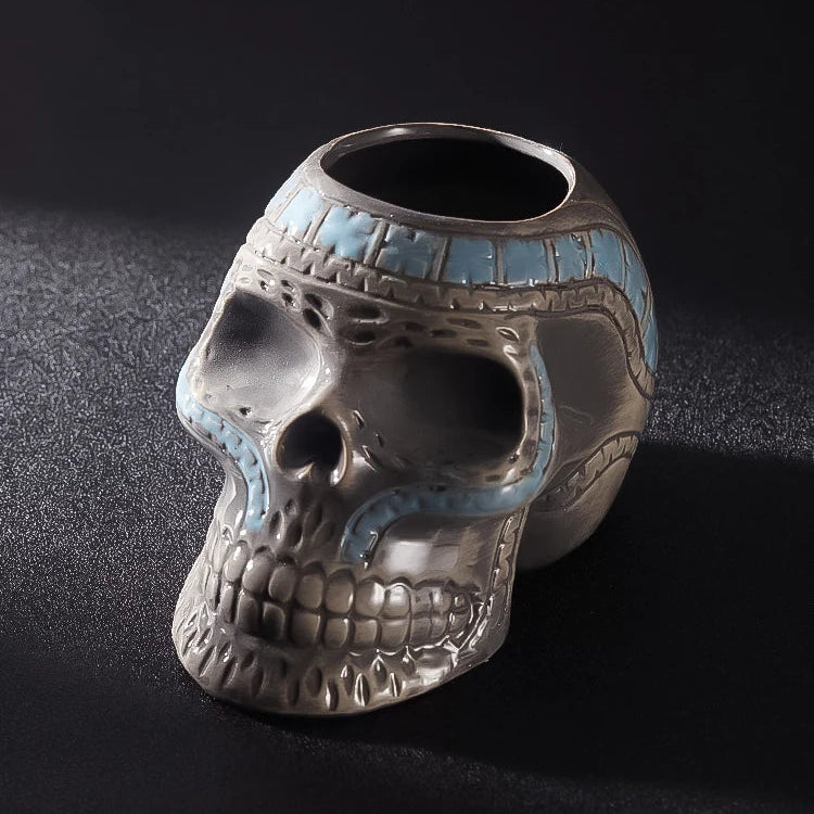 SKULLTIKI – Cocktail Glass – Artistic Ceramic Wine & Cocktail Cup