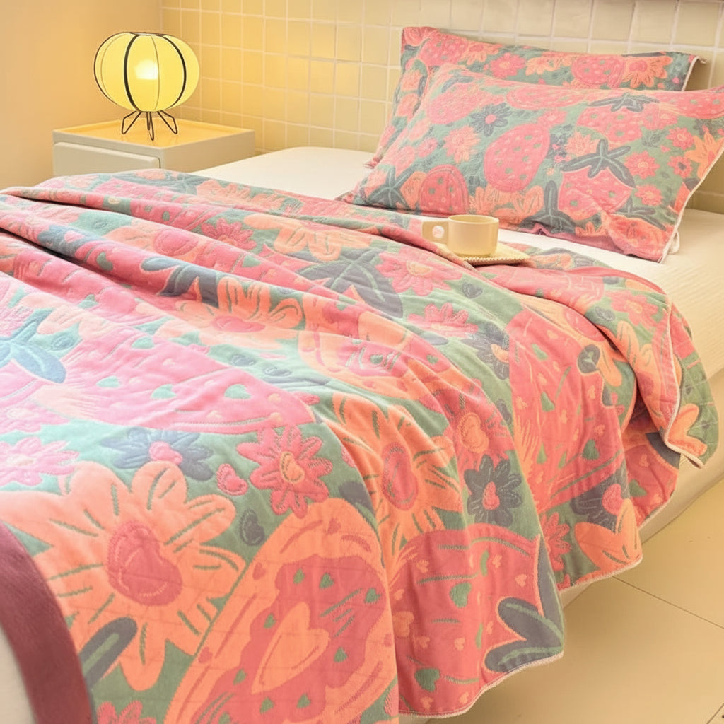 BLOSSOMBREEZE – Lightweight Blanket for Comfortable Warm Weather Use