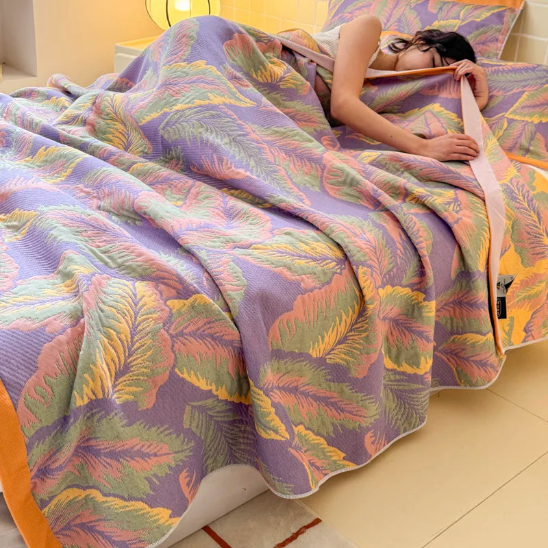 BLOSSOMBREEZE – Lightweight Blanket for Comfortable Warm Weather Use